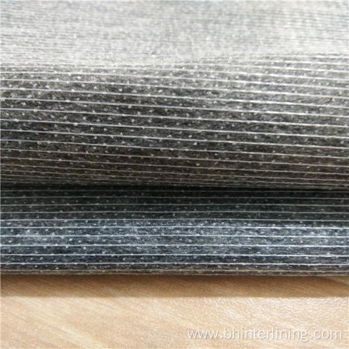 Stitch bond nonwoven fusible interlining for garment